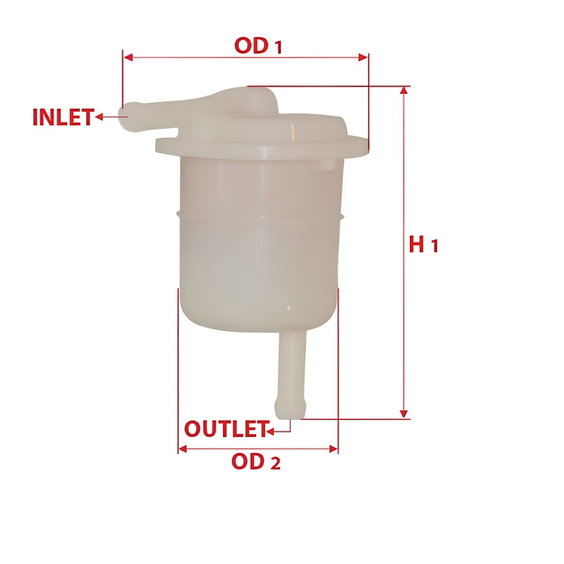 SAKURA NISSAN FS-1802 FUEL FILTER