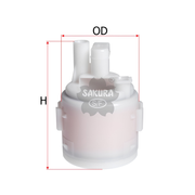 SAKURA NISSAN FS-1812 FUEL FILTER
