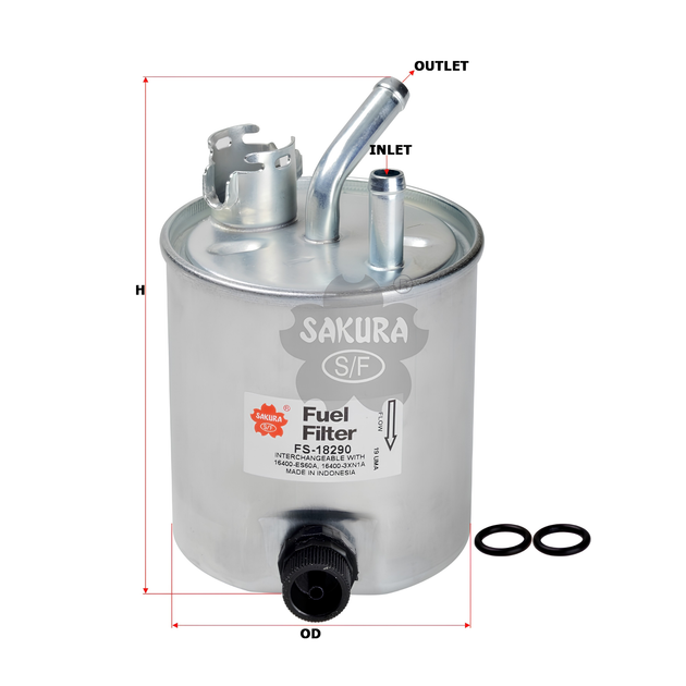 SAKURA NISSAN FS-18290 FUEL FILTER