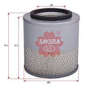 SAKURA ISUZU A-1508 AIR FILTER