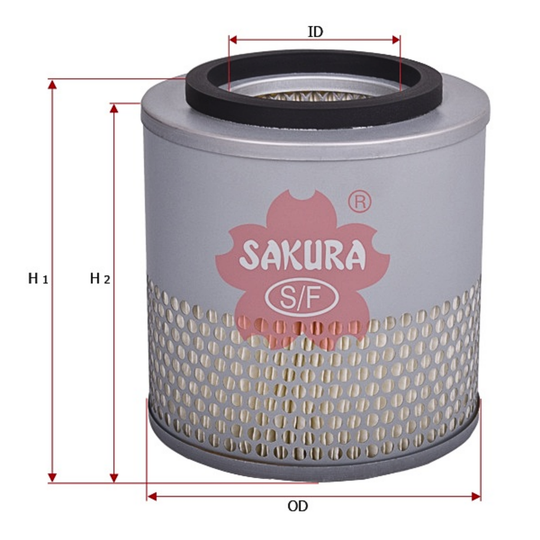 SAKURA ISUZU A-1508 AIR FILTER