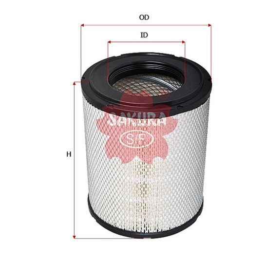 SAKURA ISUZU A-6020M AIR FILTER