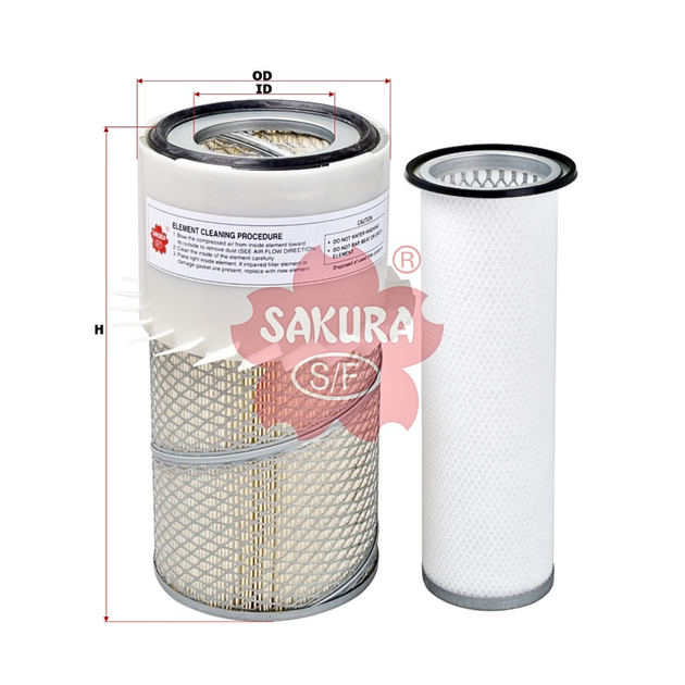 SAKURA ISUZU AS-5628 AIR FILTER