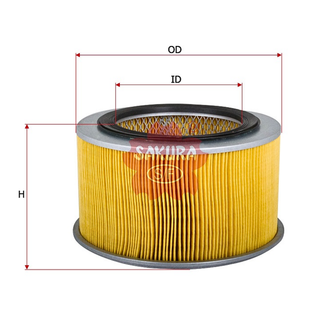 SAKURA MITSUBISHI A-1008 AIR FILTER