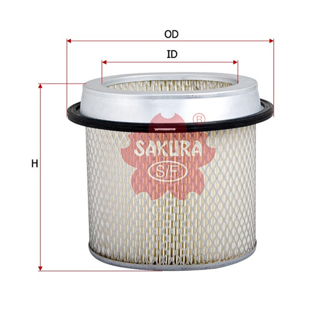 SAKURA MITSUBISHI A-1016 AIR FILTER