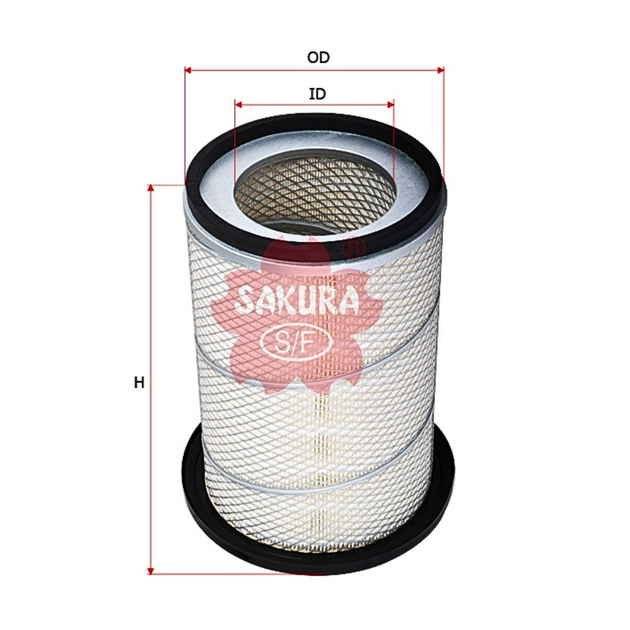 SAKURA MITSUBISHI A-1019 AIR FILTER