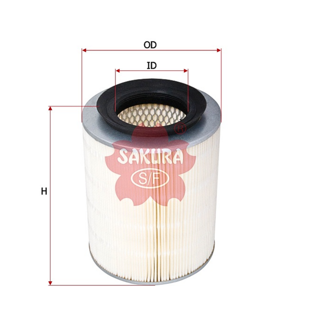 SAKURA MITSUBISHI A-1039 AIR FILTER