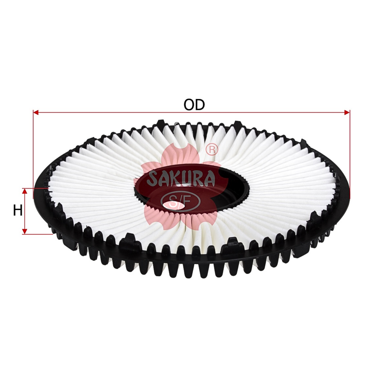 SAKURA MITSUBISHI A-1043 AIR FILTER