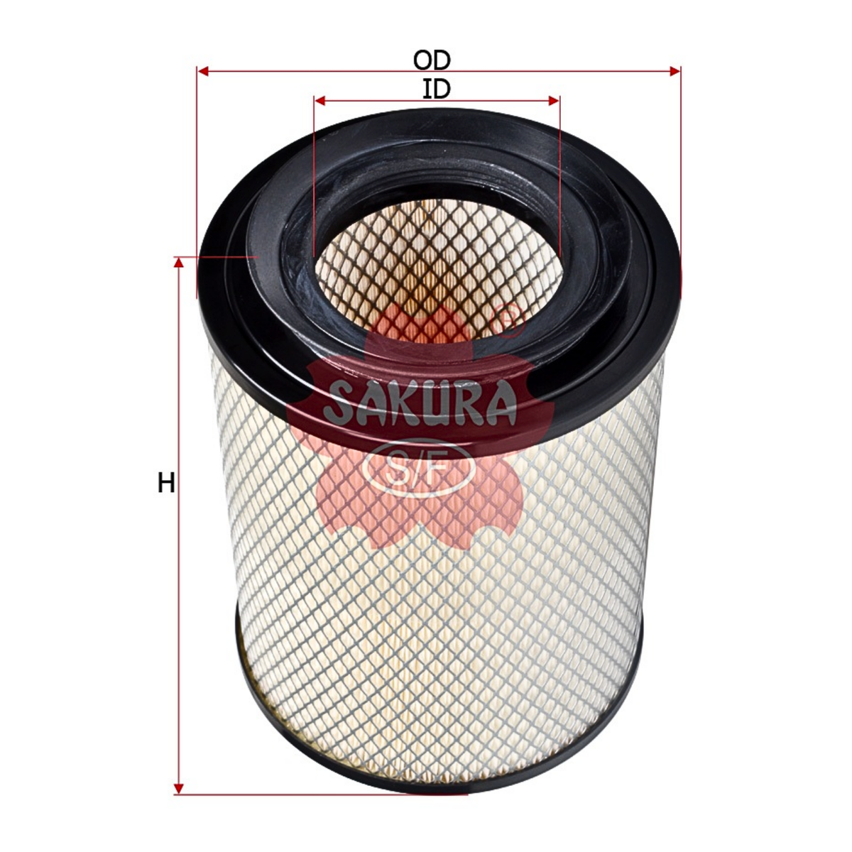 SAKURA MITSUBISHI A-1067 AIR FILTER