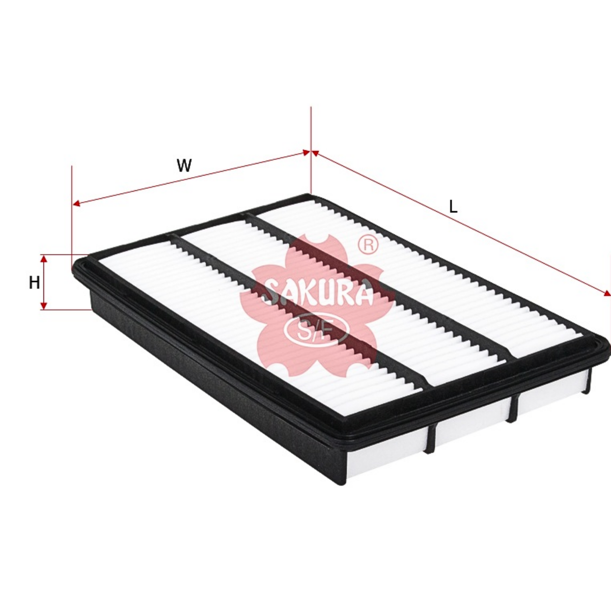SAKURA MITSUBISHI A-1068 AIR FILTER