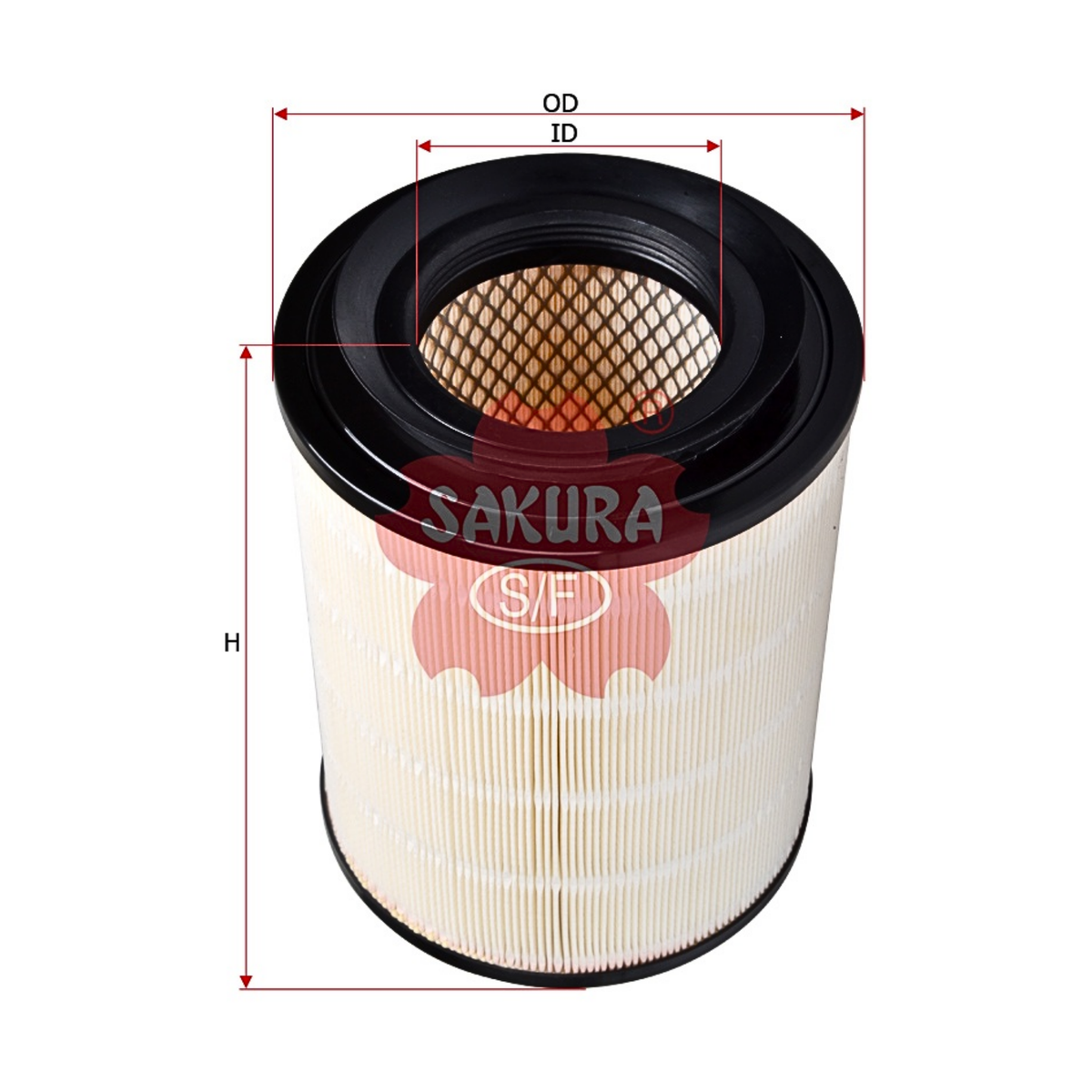 SAKURA MITSUBISHI A-1077 AIR FILTER