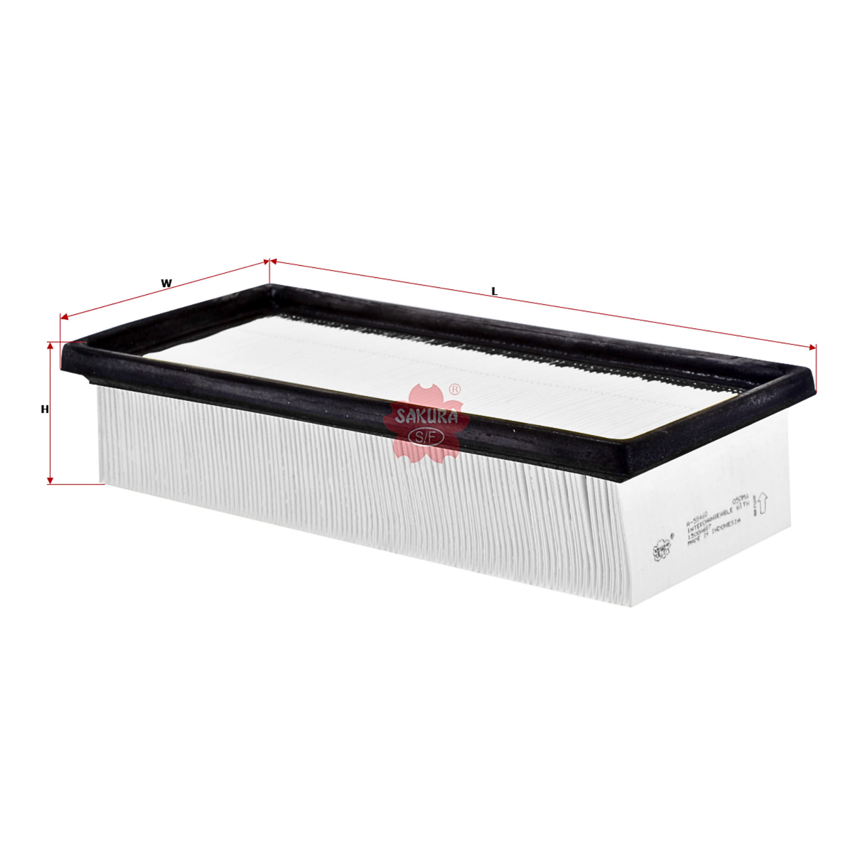 SAKURA MITSUBISHI A-58460 AIR FILTER