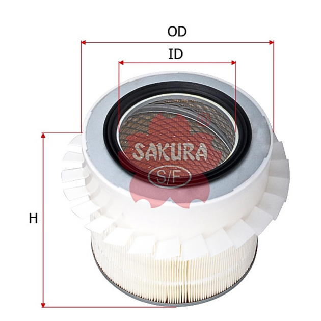 SAKURA MITSUBISHI AS-1031 AIR FILTER