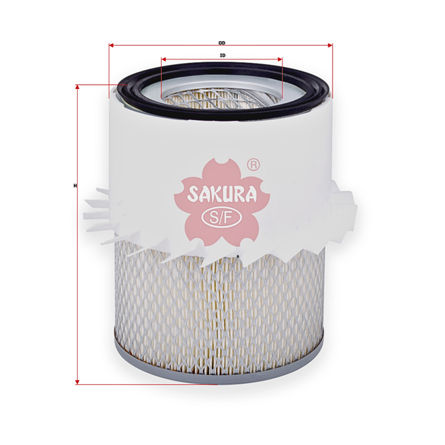SAKURA MITSUBISHI AS-1034 AIR FILTER