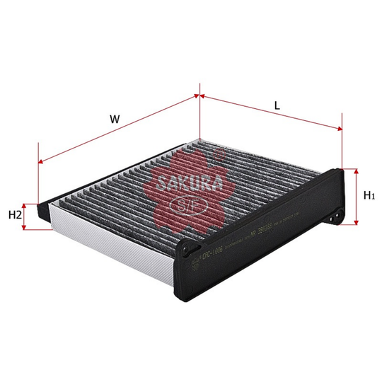 SAKURA MITSUBISHI CAC-1006 CABIN FILTER