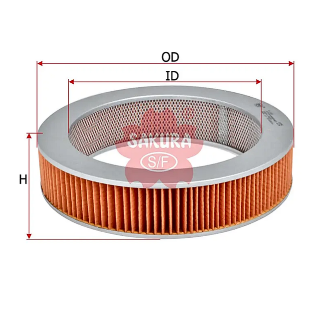 SAKURA NISSAN A-1801 AIR FILTER