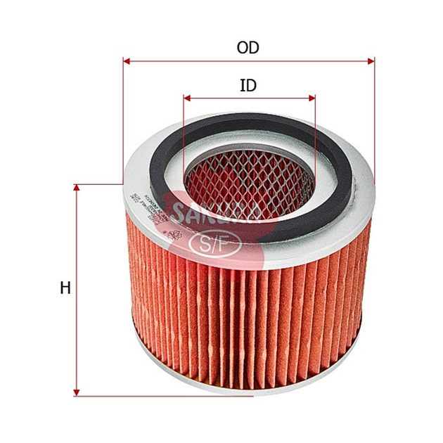 SAKURA NISSAN A-1855 AIR FILTER