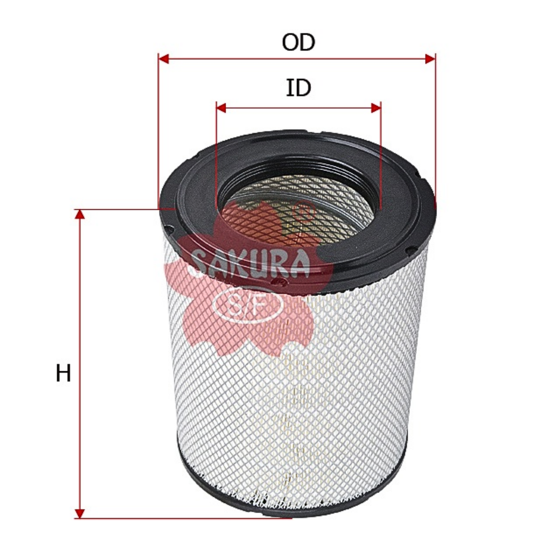 SAKURA NISSAN A-5539 AIR FILTER