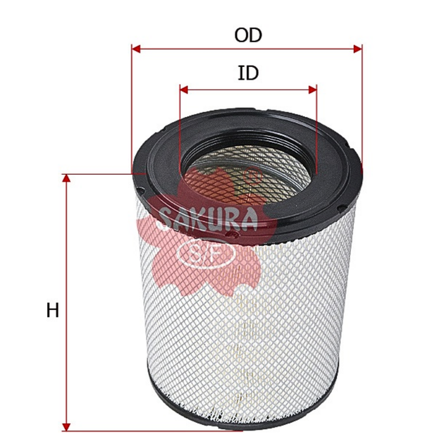 SAKURA NISSAN A-5539 AIR FILTER