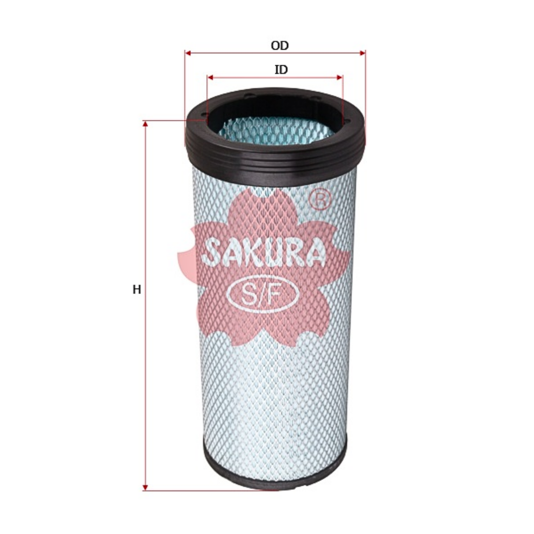 SAKURA NISSAN A-6114 AIR FILTER
