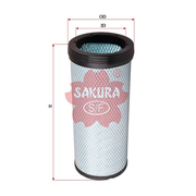 SAKURA NISSAN A-6114 AIR FILTER