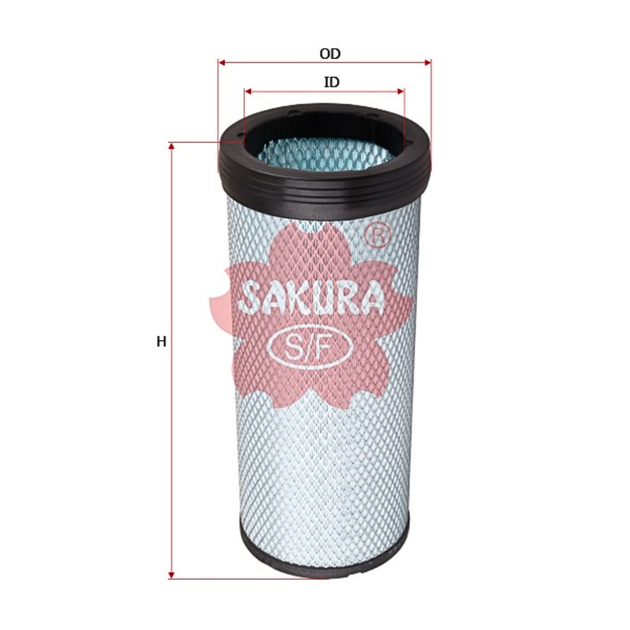 SAKURA NISSAN A-6114 AIR FILTER