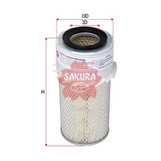 SAKURA NISSAN AS-1825 AIR FILTER