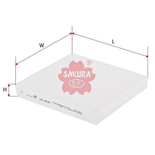 SAKURA NISSAN CA-18120 CABIN FILTER