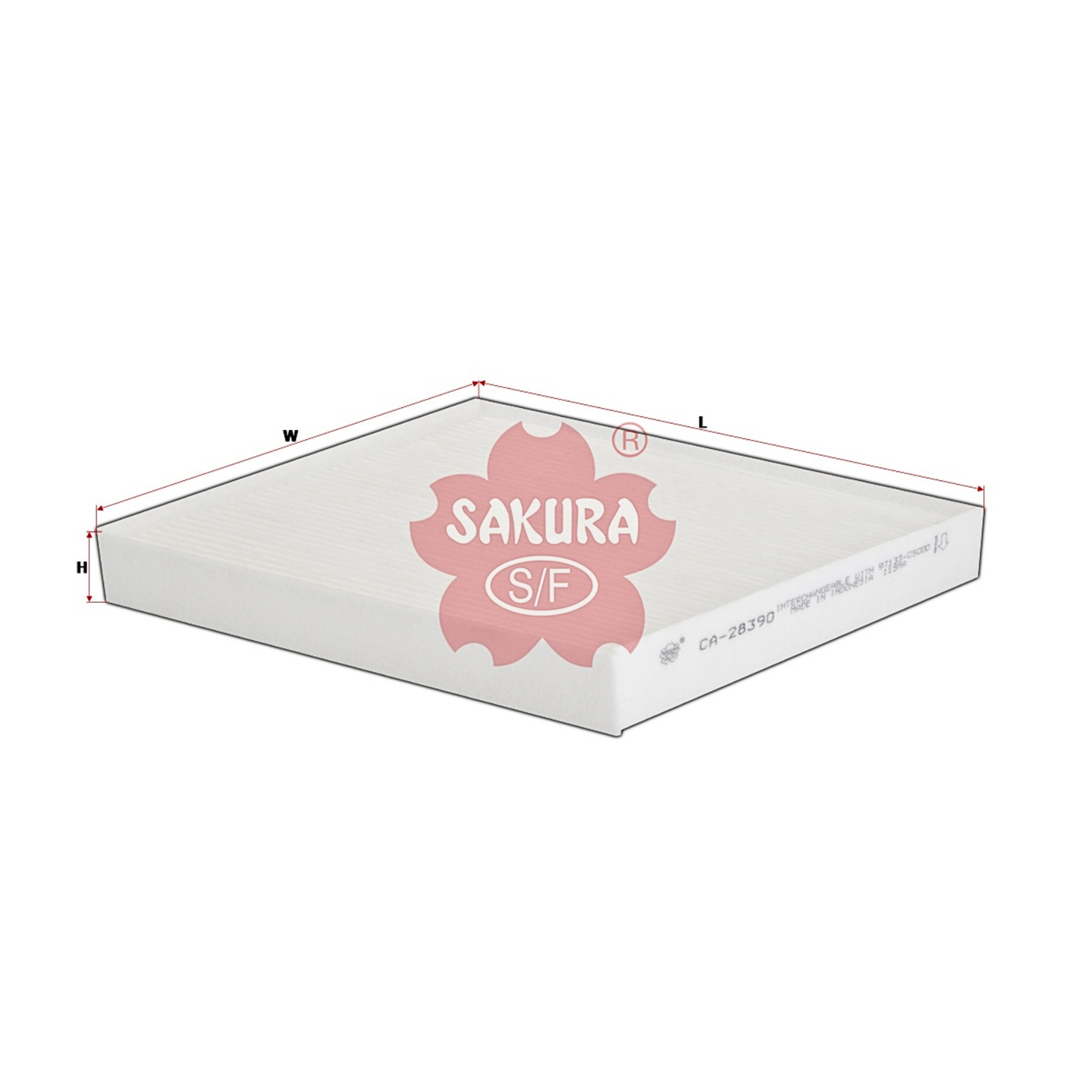 SAKURA KIA/HYUNDAI CA-28390 CABIN FILTER