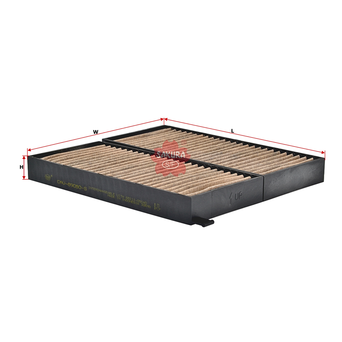 SAKURA SSANGYONG CAV-89080-S CABIN FILTER