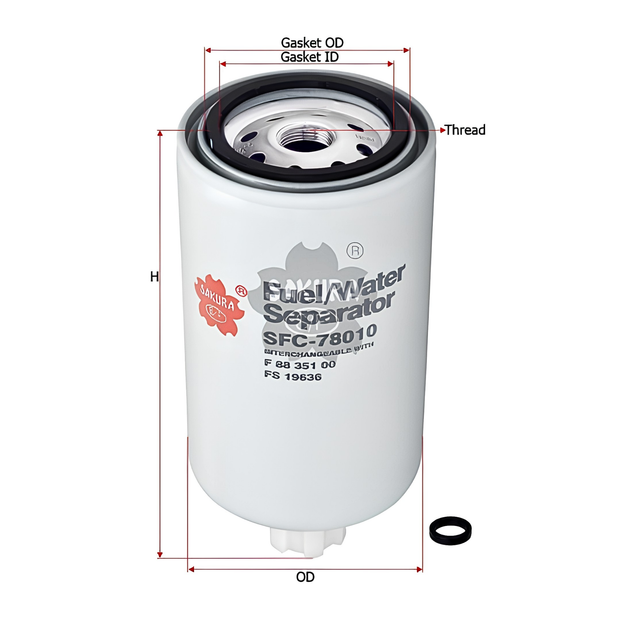 SAKURA SFC-78010 FUEL FILTER