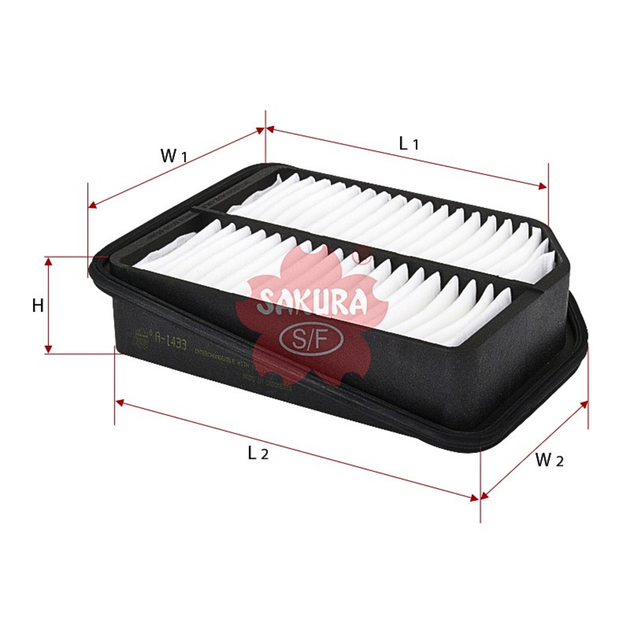 SAKURA SUZUKI A-1433 AIR FILTER