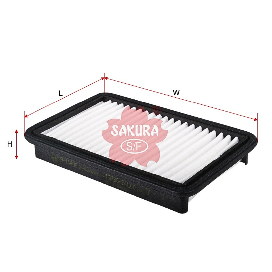 SAKURA SUZUKI A-14490 AIR FILTER