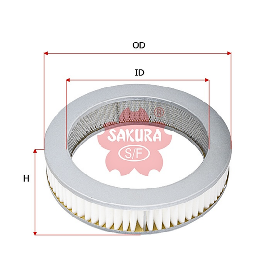 SAKURA SUZUKI A-1405 AIR FILTER
