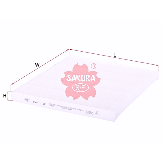 SAKURA TOYOTA CA-1101 CABIN FILTER