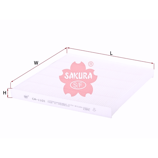 SAKURA TOYOTA CA-1101 CABIN FILTER