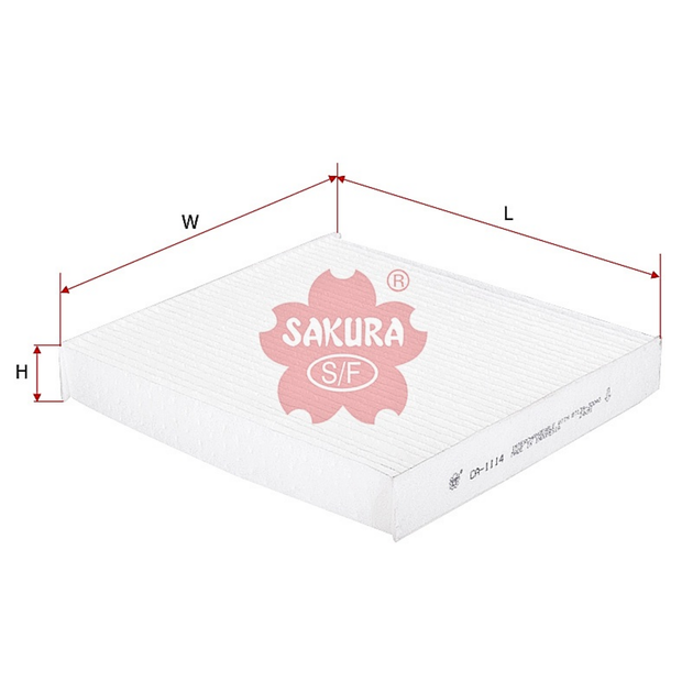 SAKURA TOYOTA CA-1114 CABIN FILTER