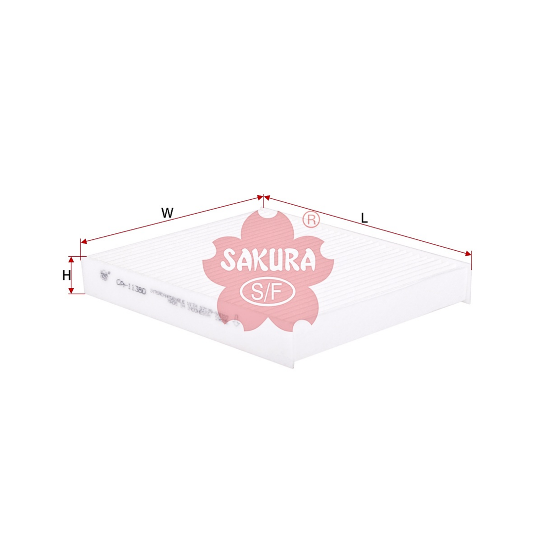 SAKURA TOYOTA CA-11380 CABIN FILTER