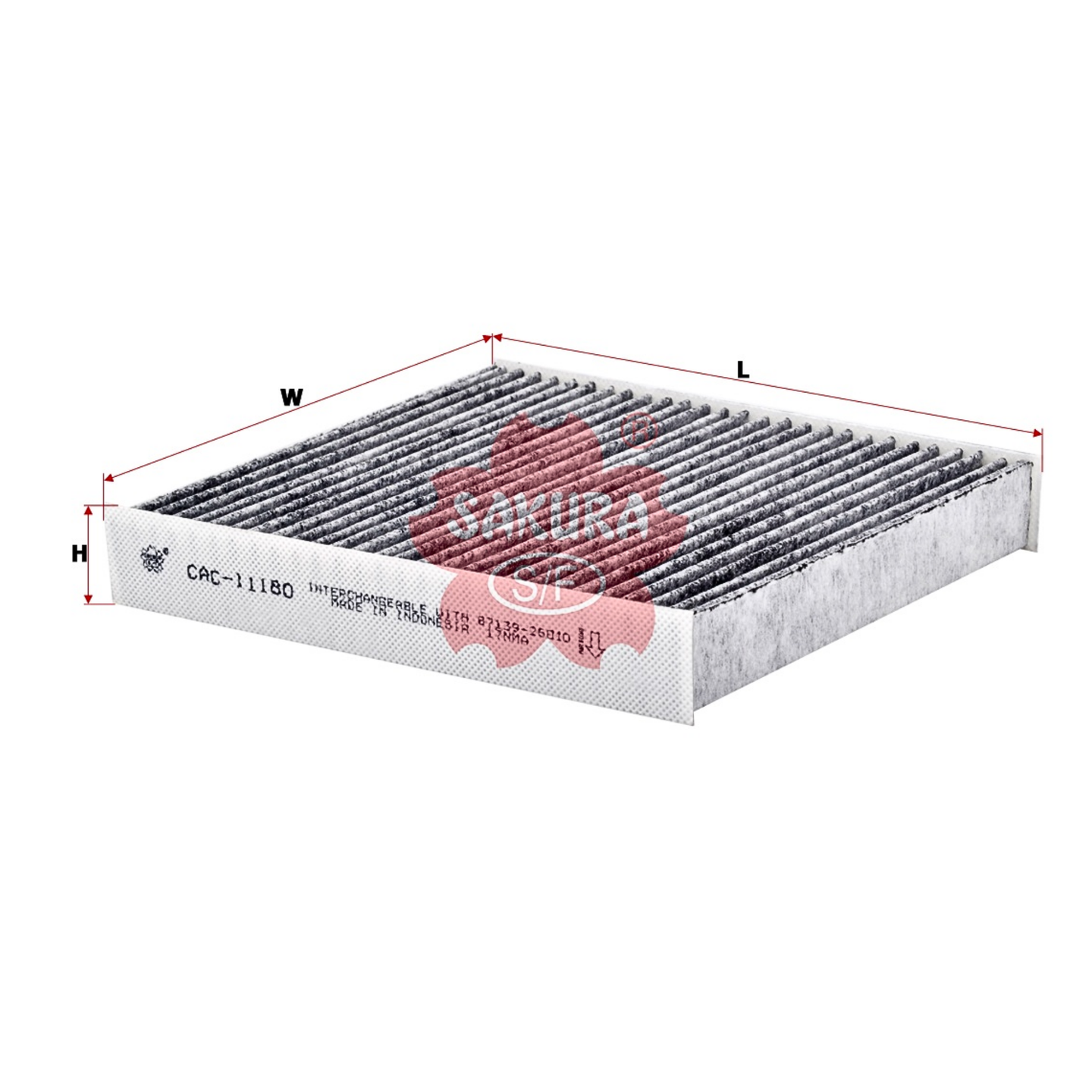 SAKURA TOYOTA CAC-11180 CABIN FILTER