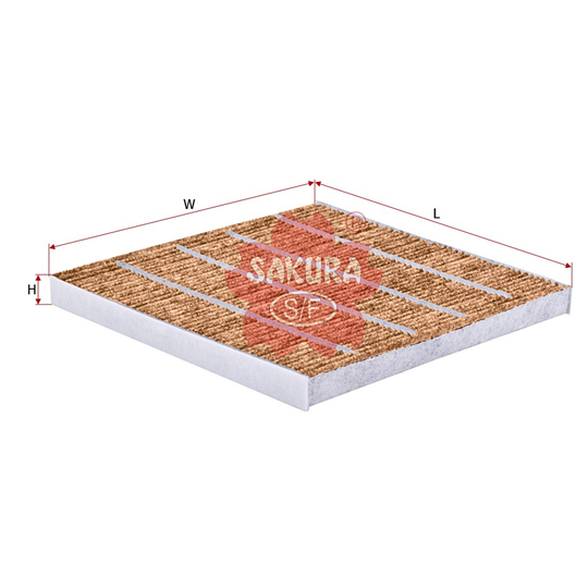 SAKURA TOYOTA CAV-1101 CABIN FILTER