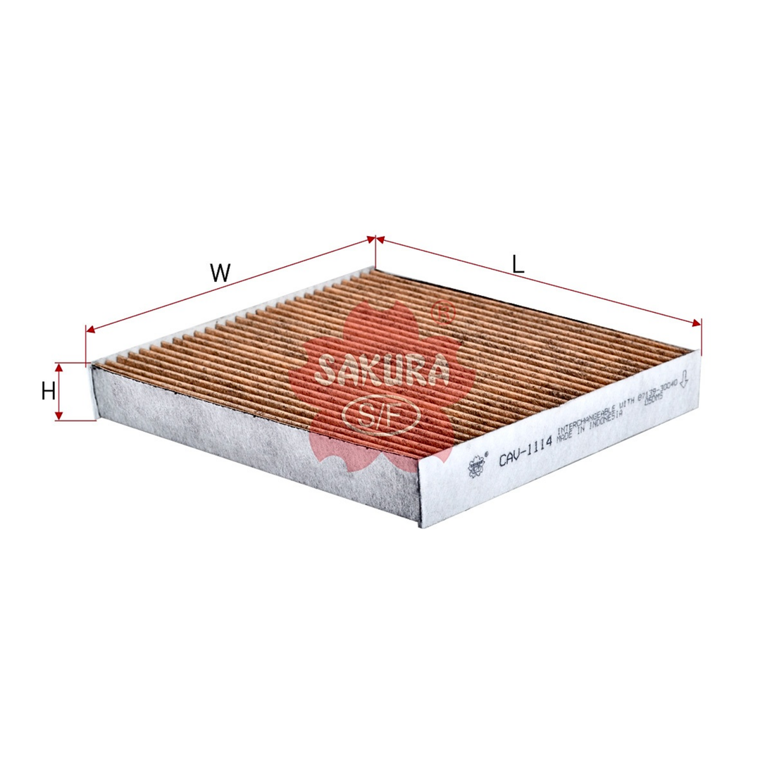 SAKURA TOYOTA CAV-1114 CABIN FILTER