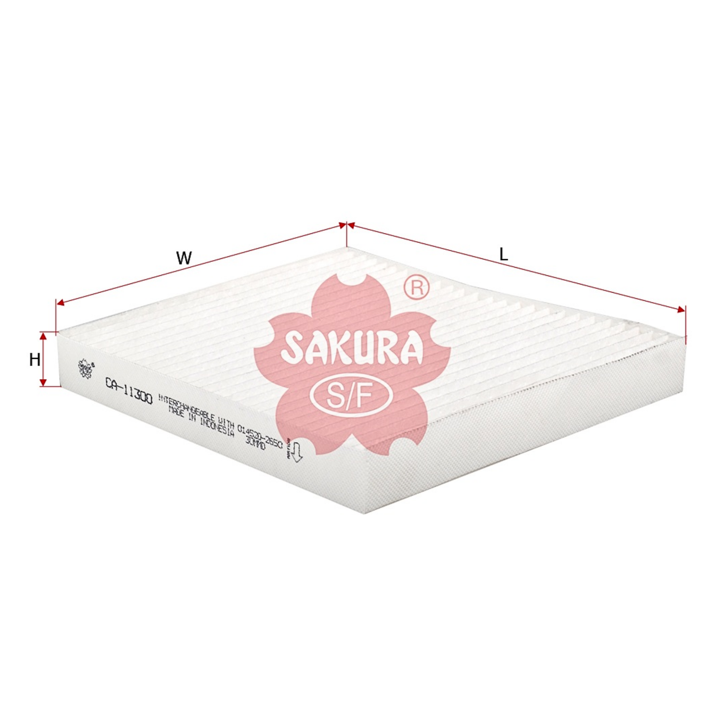 SAKURA TOYOTA CAV-11300 CABIN FILTER
