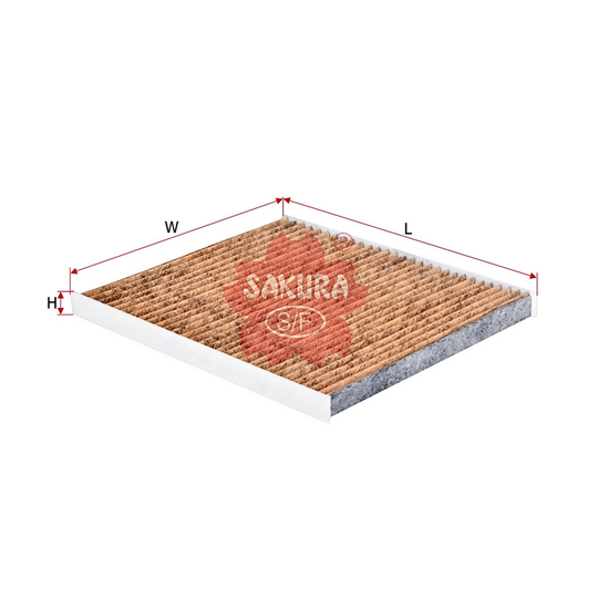 SAKURA TOYOTA CAV-11380 CABIN FILTER