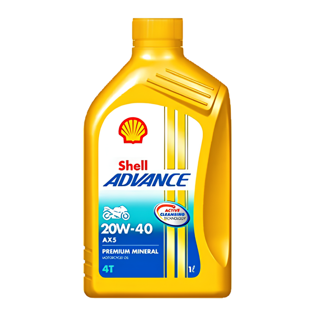 Shell ADVANCE AX 5 20W-40 MINERAL MOTORCYCLE OIL