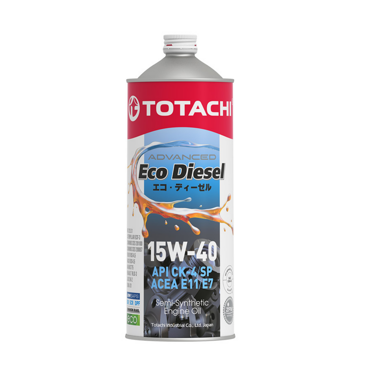 TOTACHI ECO DIESEL SEMI-SYNTHETIC  15W-40 ENGINE OIL