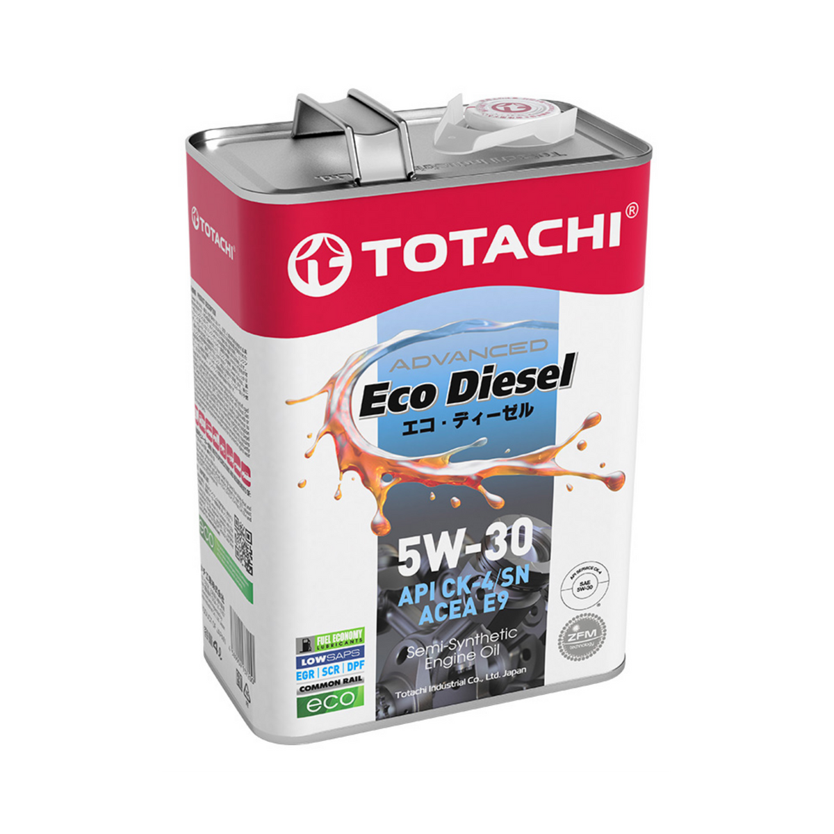 TOTACHI ECO DIESEL SEMI-SYNTHETIC 5W-30 ENGINE OIL 6L