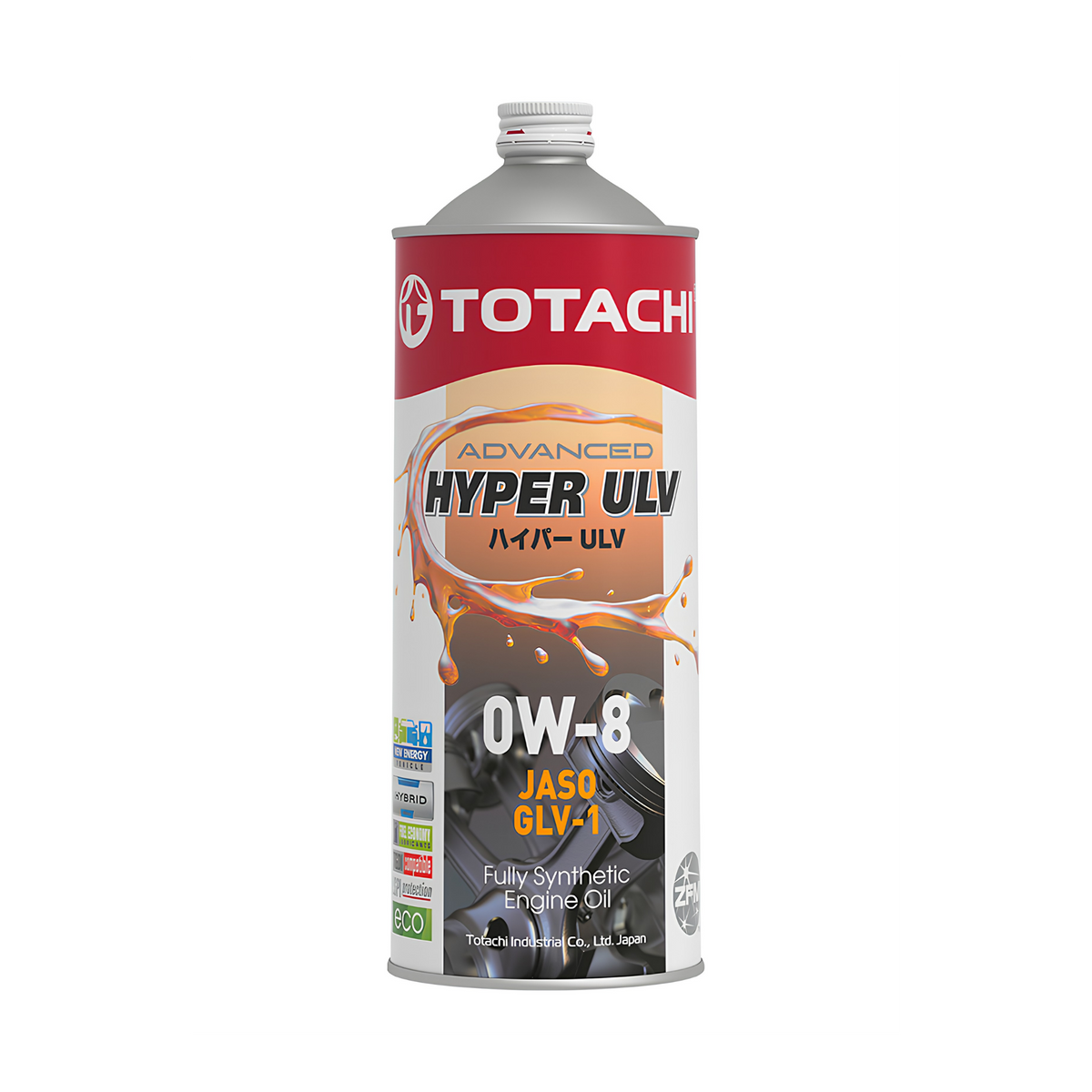 TOTACHI HYPER ULV 0W-8 FULLY SYNTHETIC OIL 1L