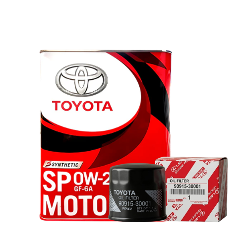 TOYOTA SP 0W-20 MOTOR OIL WITH C110 TOYOTO GENUINE FILTER