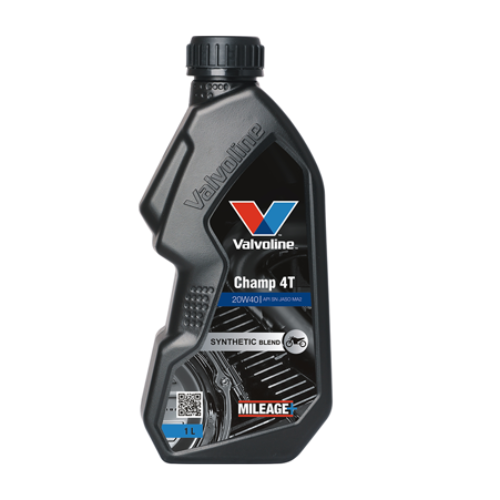 VALVOLINE CHAMP 4T 20W-40 API SN MOTOR CYCLE OIL
