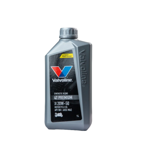 VALVOLINE 4T PREMIUM 2OW-5O API SN MOTORCYCLE OIL